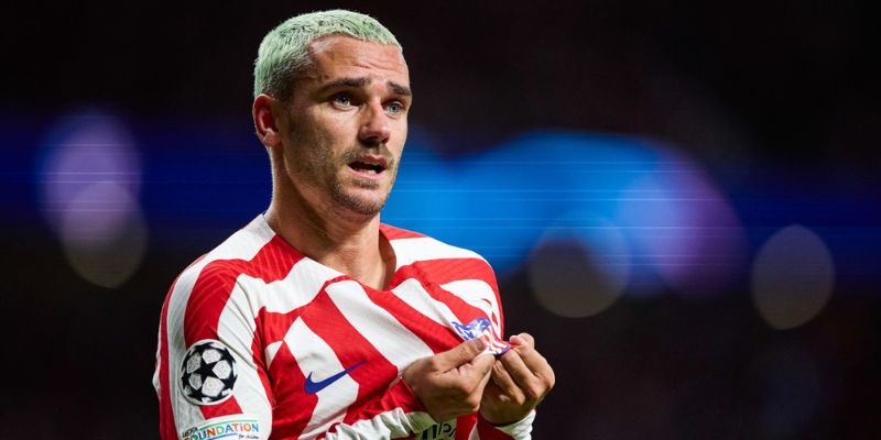 Antoine Griezmann trong màu áo Atletico Madrid